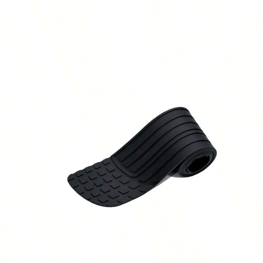 1PC Rear Bumper Protector, 35.4"X3.4" Anti-Scratch Rubber Guard Strip With Adhesive, Trunk Lip Protection, Universalfor Most Cars, Trucks, SUVs (Black)
