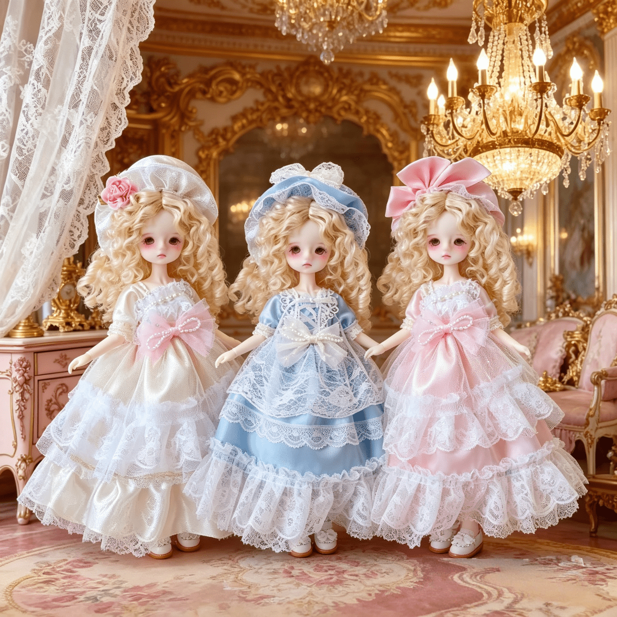 6-Inch BJD Doll Dress, 30cm Doll Jumpsuit Skirt, Girly Style (Doll, Shoes And Socks Not Included)