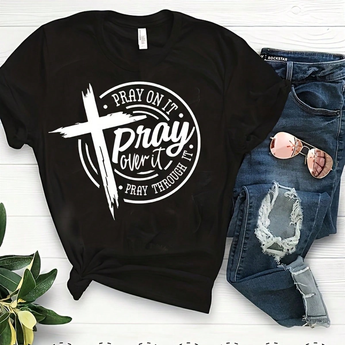 6pcs/Set Pray Designs Large DIY Iron-On DTF Transfers- Washable Heat Transfer Designs For Clothing, T-Shirts, Masks, Jeans, And Backpacks- Ready Press Decals With Plastisol Patch