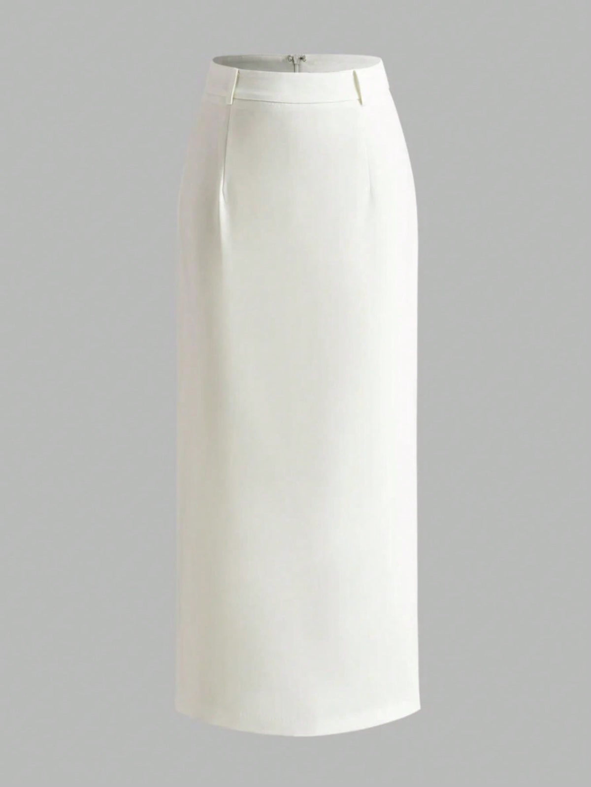 Back To School Autumn White Premium Bodycon Professional Straight Suit Skirt