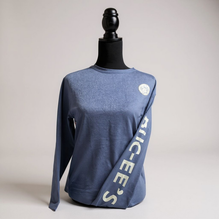 Buc-ee's Blue Long Sleeve Logo Shirt