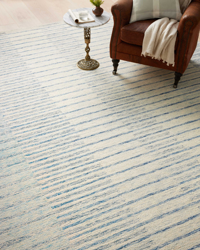 The Rug Corner Chris Loves Julia x Loloi Chris Ivory / Denim