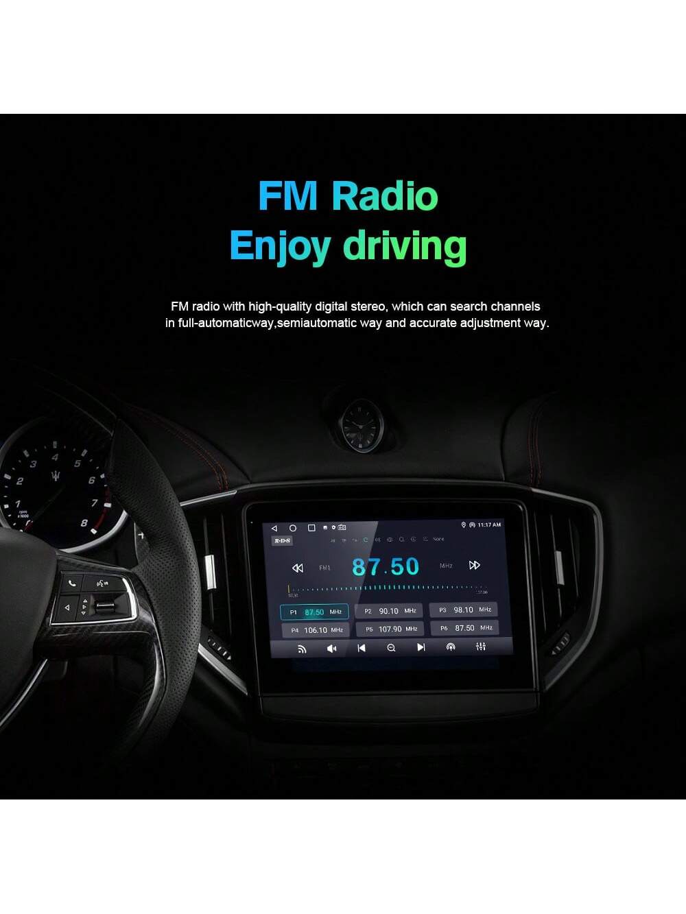 Haudio Wireless Double Din Car Stereo CarPlay Radio Screen For Car Audio Receivers,7" 9"10.1"HD Car Radio Touchscreen For CarPlay & Android Auto/Backup/Camera/Bluetooth/Navigation/FM For All Vehicles