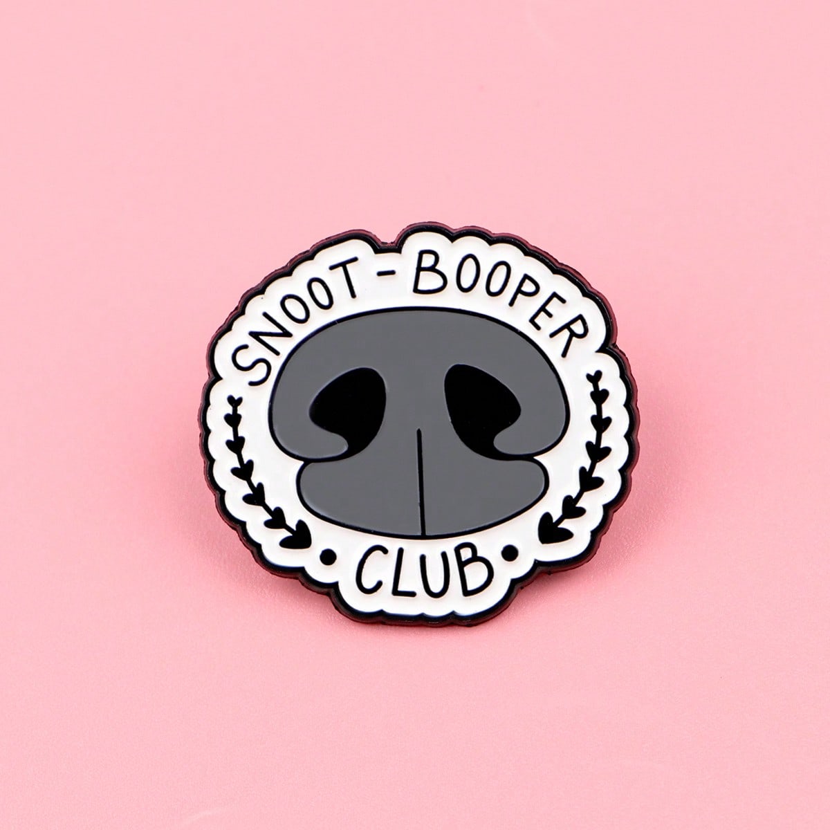 Snoot-Booper Club Enamel Pins Cartoon Animals Dog Nose Brooch Badge On Backpack Lapel Pin Costume Accessories Fashion Jewelry Gifts Christmas