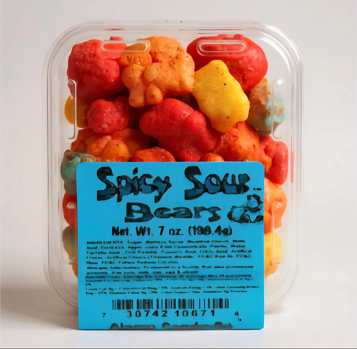 Spicy Sour Bears - 7oz. - Texan Temptations