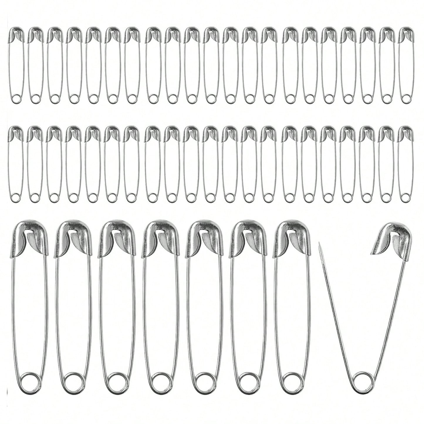 Stainless Steel Safety Pin Brooch DIY Jewelry Pin Suitable For Jewelry Making Supplies Accessories