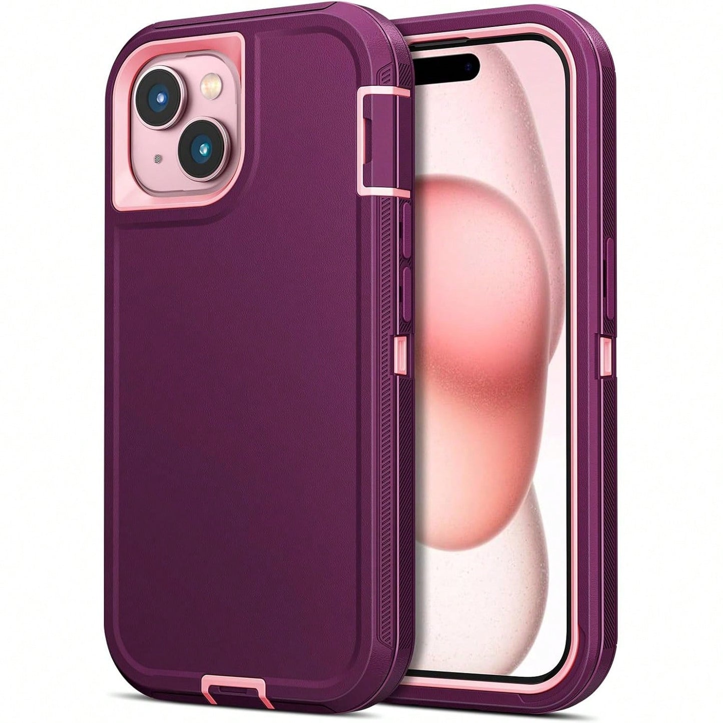 Strong & Durable 3-In-1 Protective Case Compatible With IPhone, Galaxy, HONOR And Other Phones