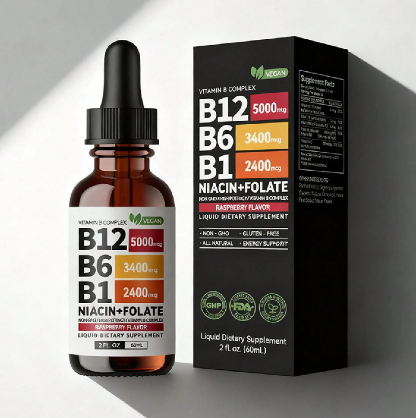 Vitamin B12 And B6 Liquid Drops, Vitamin B12 Sublingual Vitamin B Complex B 12