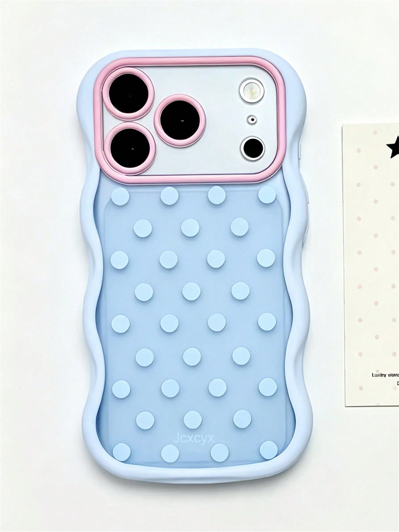 Y2K Cute Polka Dot Dopamine Colorful Wave Design Phone Case, Compatible With IPhone 17 Pro Max 17 Pro 17 16 Pro Max 16 Pro 16 15 Pro Max 15 Pro 14 Pro Max 14 Pro 13 12 11, Cute Matte Translucent Back