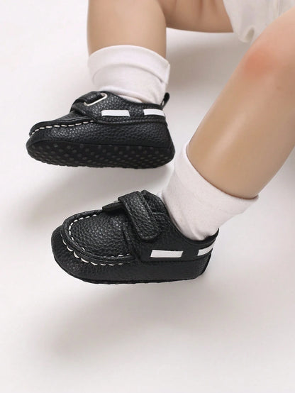 0-1 Years Soft Sole Anti-Slip Infant Shoes, Boy Formal Shoes, Comfortable Spring/Autumn Newborn Walking Shoes