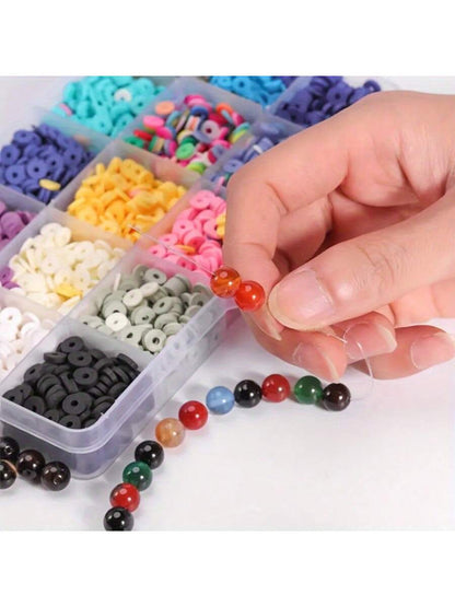 0.5-1.0mm Crystal Clear Elastic Stretchy Thread For DIY Beading, Jewelry Making, Handmade Craft Supplies- Perfect For Bracelet, Necklace, Clay Bead, Crystal String Projects- Soft
