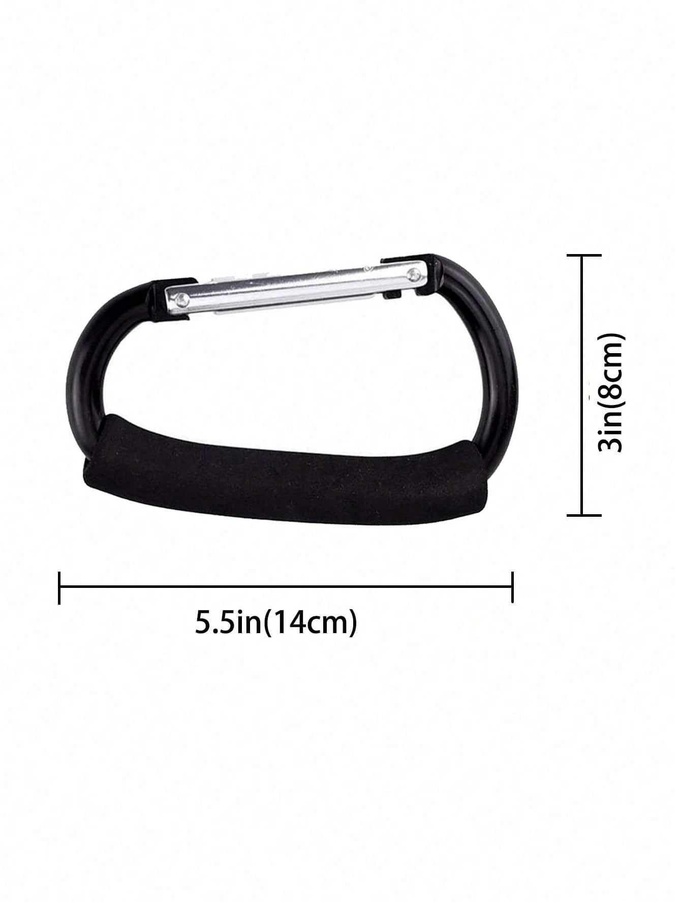 1/2/4pcs Baby Stroller Hooks, Suitable For Hanging Bags And Shopping Bags, Large Baby Stroller Accessories, Multifunctional Baby Stroller Hanging Organizer, Applicable For Travel Car Seat, Large Baby