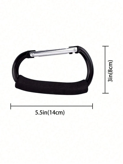 1/2/4pcs Baby Stroller Hooks, Suitable For Hanging Bags And Shopping Bags, Large Baby Stroller Accessories, Multifunctional Baby Stroller Hanging Organizer, Applicable For Travel Car Seat, Large Baby