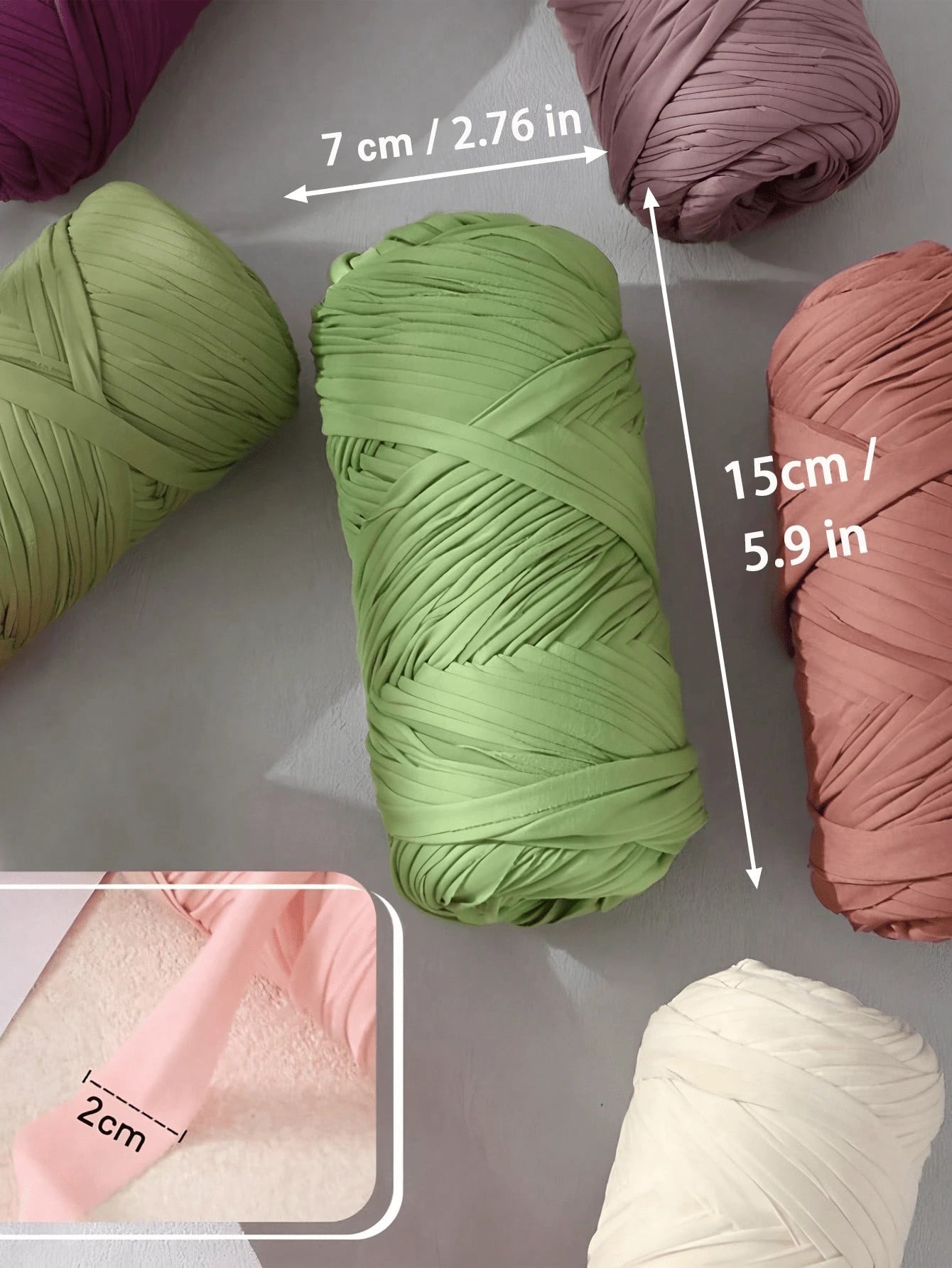 1/2pcs (200g/400g), 200g High-Quality Elastic Yarn, Suitable For Hand-Knitting Bags, Baskets, Carpets, Shoes, Various Home Decor And DIY Crafts, Multiple Colors To Choose From