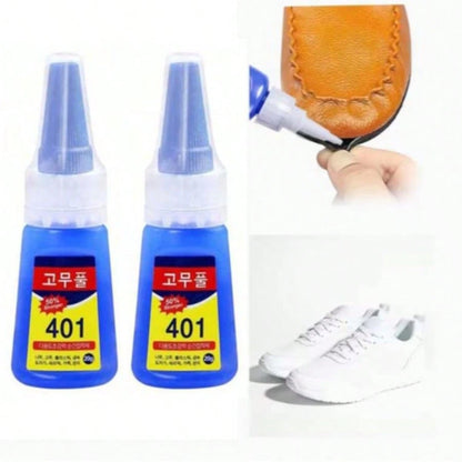1/2pcs 401 Strong Welding Glue, Shoe Glue For Repairing Shoes, Multi-Purpose Adhesive For Ceramic, Metal, Plastic, Quick Drying Back To School