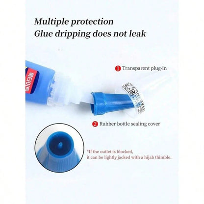 1/2pcs 401 Strong Welding Glue, Shoe Glue For Repairing Shoes, Multi-Purpose Adhesive For Ceramic, Metal, Plastic, Quick Drying Back To School