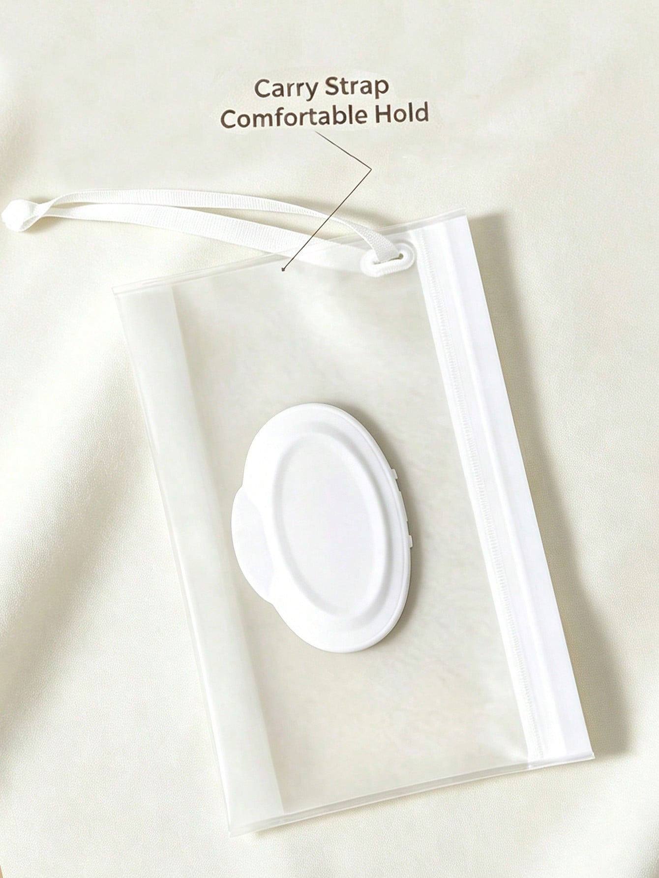 1/2pcs Portable Wet Wipes Bag, Resealable Refillable Wet Wipe Travel Pouch, Baby Hand & Mouth Tissues Storage Box
