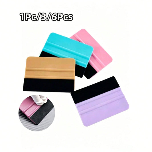 1/3/6pcs Vinyl Scraper Tools, Suitable For Vinyl Materials, Felt Scraper, Vinyl Scraper Tools, Suitable For Vinyl Craft Applications