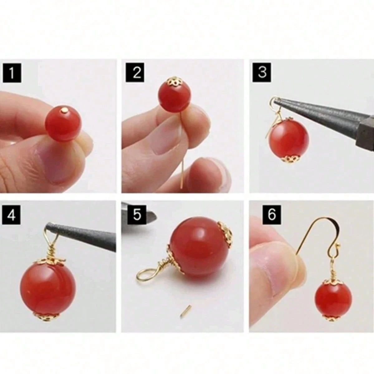 1/3/8pcs Jewelry Making Tools, Jewelry Pliers, Jump Ring Opener, Awl, Ruler, Ring Mandrel, Tweezers, For Jewelry Repair And Jewelry Making, Optional