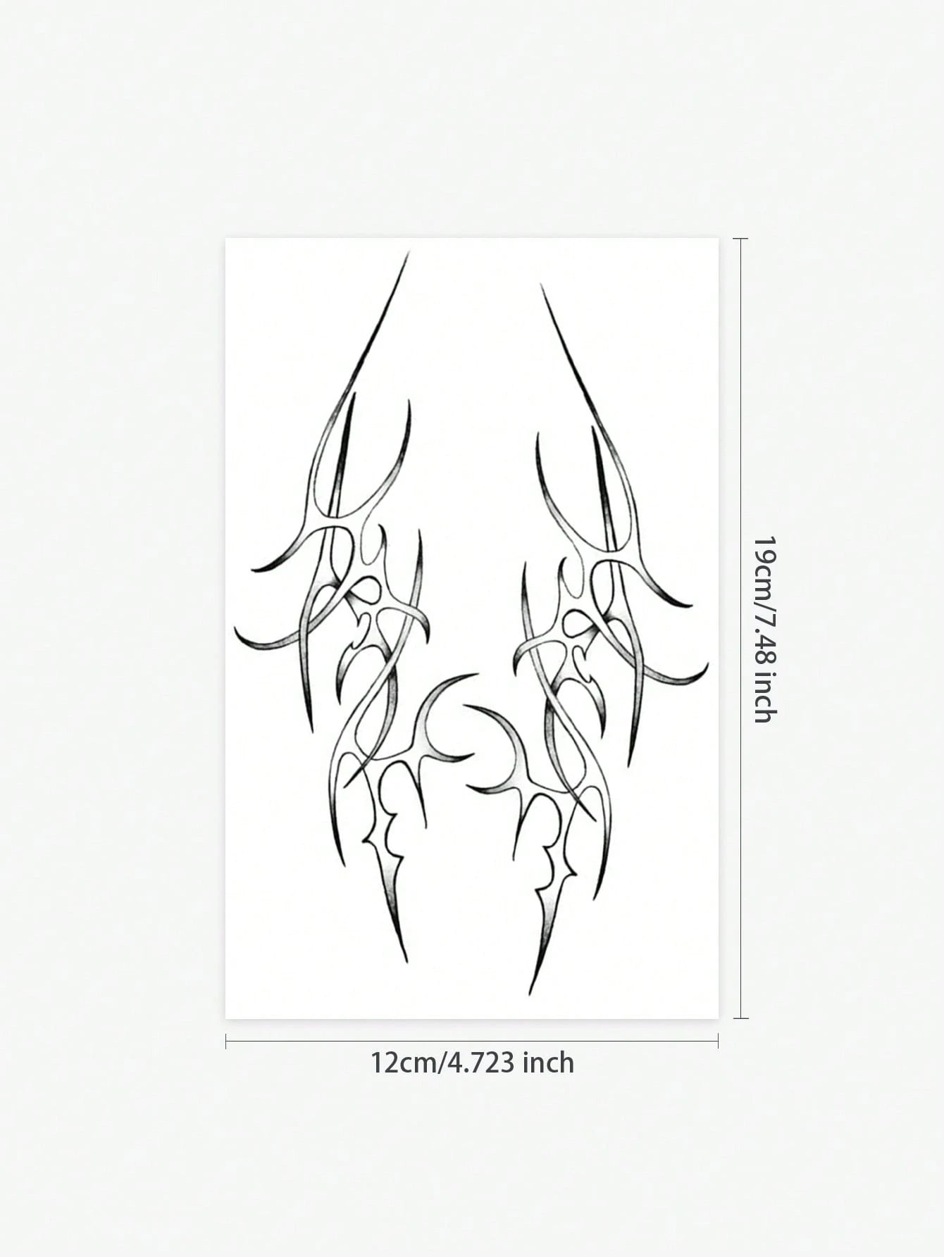 1-3pcs Waterproof, Sweat-Proof, Non-Reflective Temporary Tattoo Stickers, Personalized Totem Tattoo Designs, Suitable For Daily Use