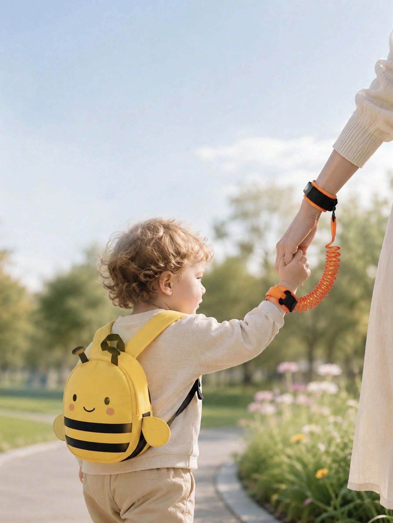 1.5M Children Anti-Lost Wrist Link Tether Strap, Random Color