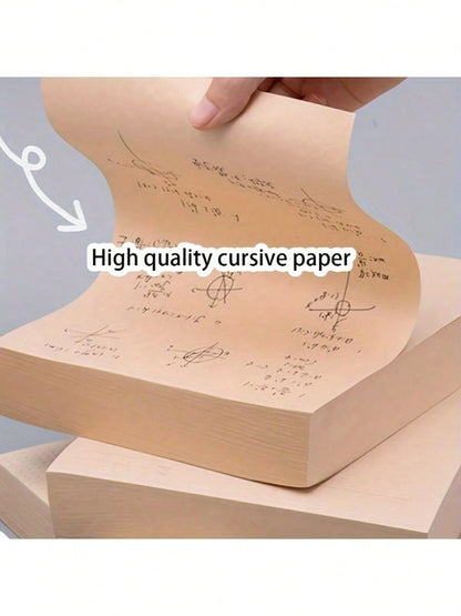 1 Book With 320 Wood Pulp Sketch Papers, Multipurpose Papers Suitable For Note-Taking, Calculation, Sketching, Painting, Eye-Protecting Sketch Papers For School Life In Autumn