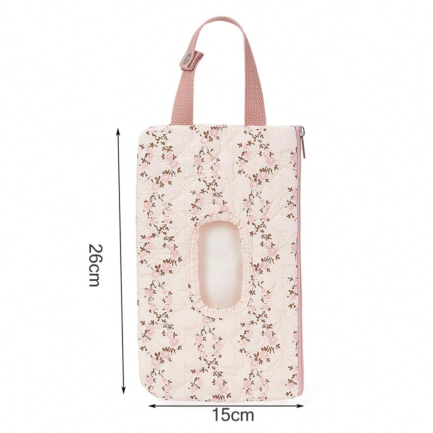 1 Pack Baby Stroller Wet Wipes Hanging Bag- Portable Diaper Wet Wipes Paper Towel Storage Bag, Baby Essential Organizer
