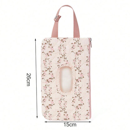 1 Pack Baby Stroller Wet Wipes Hanging Bag- Portable Diaper Wet Wipes Paper Towel Storage Bag, Baby Essential Organizer