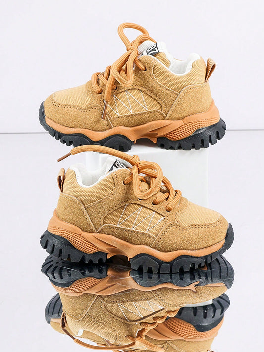 1 Pair Baby Sports Shoes Spring/Autumn Fashion New Children's White Shoes Soft Sole Anti-Slip Boys Casual Sneakers Breathable Shoes Soft Upper Breathable Sports Shoes, Suitable For Boys And Girls- Ca