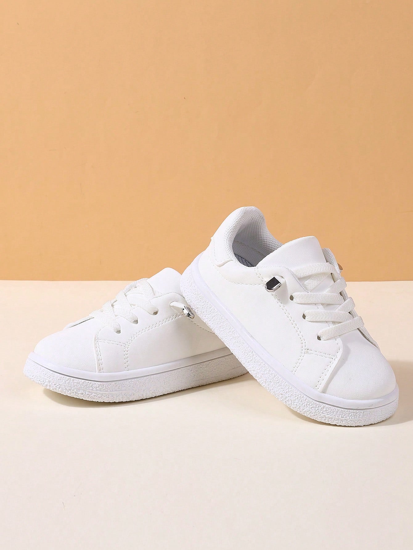 1 Pair Casual Comfortable Elastic Band Design Sports Shoes For Boys And Girls
