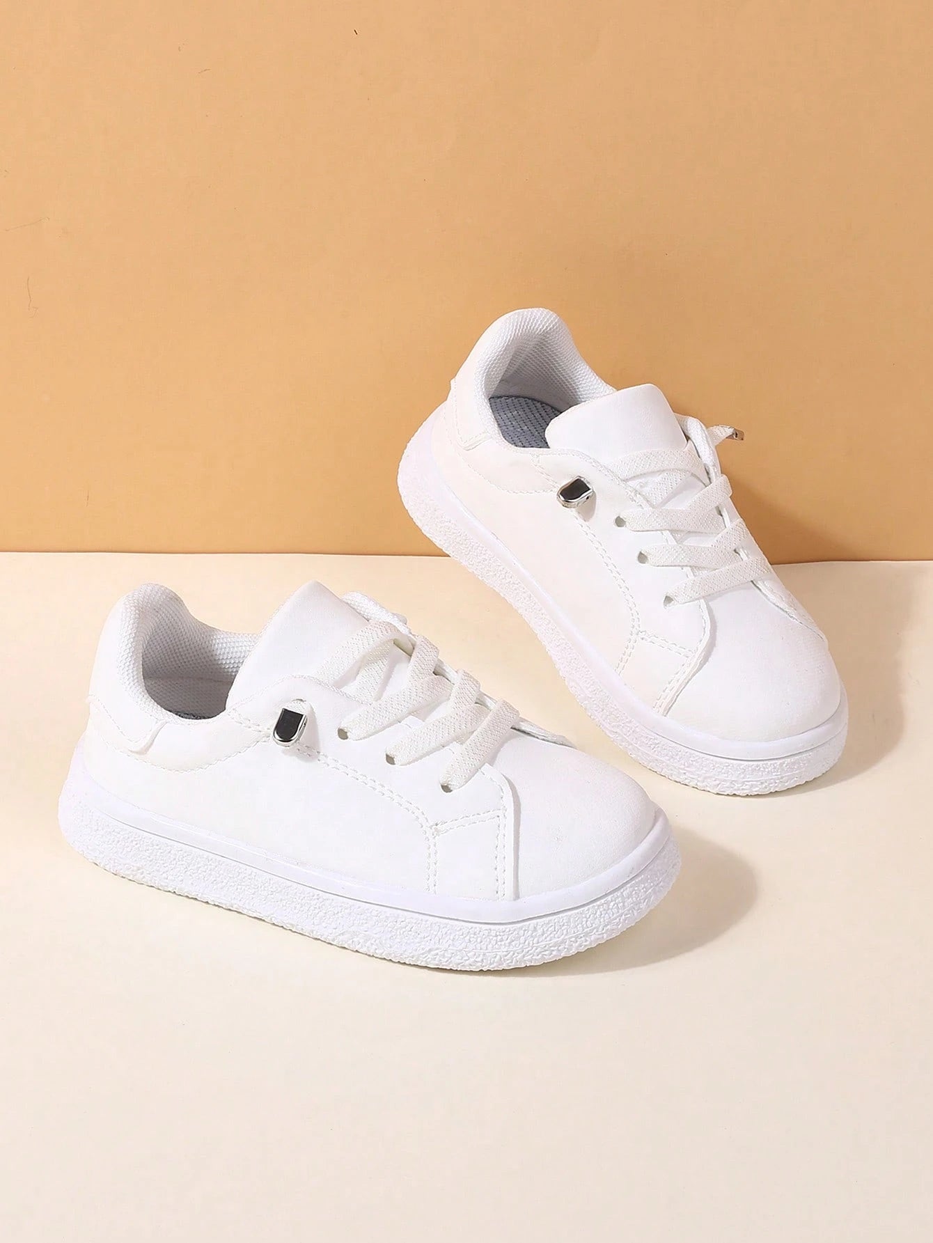 1 Pair Casual Comfortable Elastic Band Design Sports Shoes For Boys And Girls
