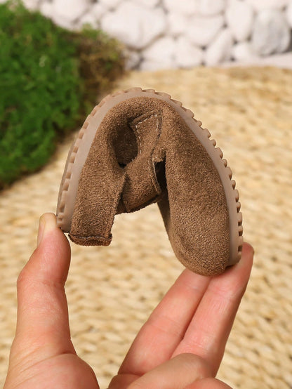 1 Pair Kids Non-Slip Soft Sole Closed Toe Fashion Casual Flat Slippers Suitable For Spring And Summer Outdoor Wear