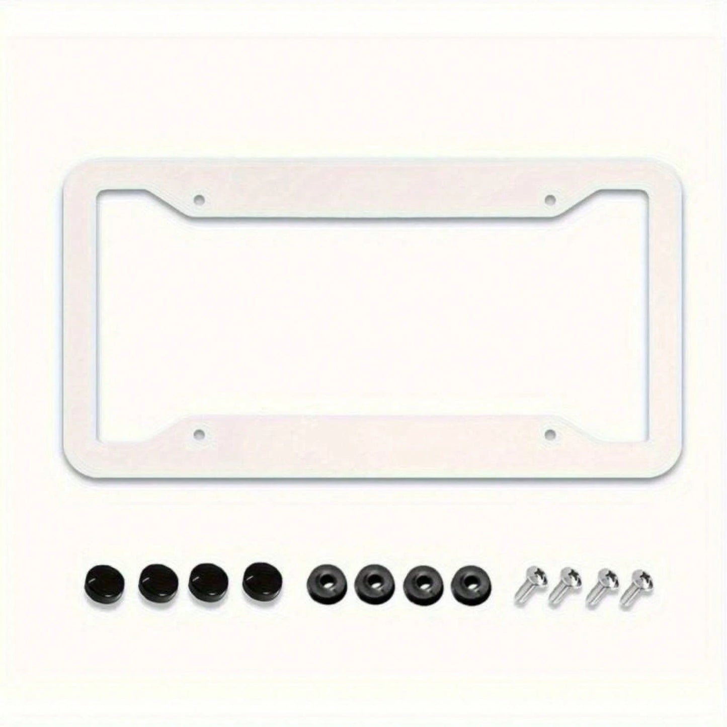 1 Piece, 2D Flat, Metal License Plate Frame| 12x6inch Aluminum, Black Leopard Print, Suitable For Sedans, SUVs, Pickups, And Commercial Vehicles, Includes Mounting Screws And Washers,Car Decaration,A