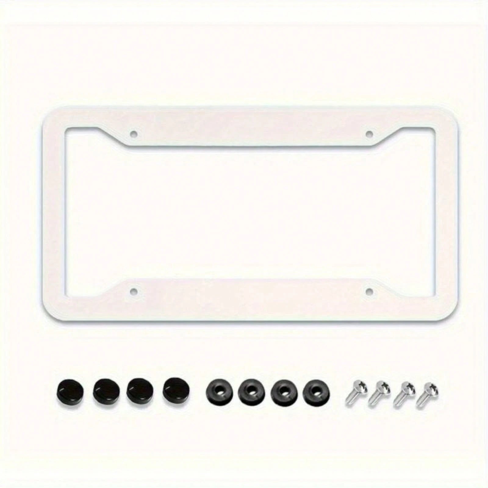 1 Piece, 2D Flat, Metal License Plate Frame| 12x6inch Aluminum, Black Leopard Print, Suitable For Sedans, SUVs, Pickups, And Commercial Vehicles, Includes Mounting Screws And Washers,Car Decaration,A