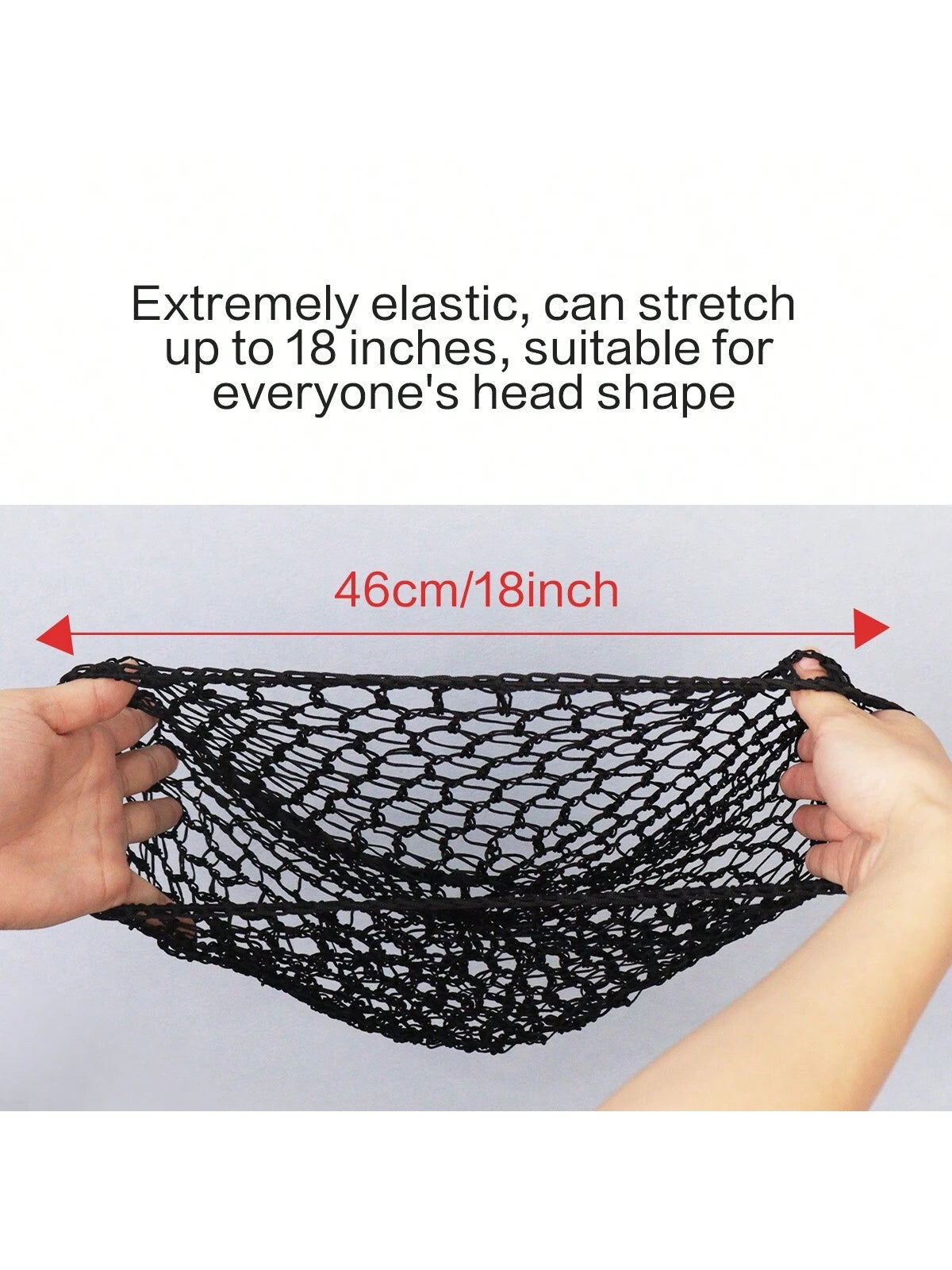 1 Piece Hair Net Snoods For Women Sleeping Mesh Soft Rayon Knit Crochet Hairnet Long Short Curls Hair Cover Accessory (Black) Gifts For Her/ Gifts For Him/Romantic Gift/Love Gift/Couple Gift/Valentin