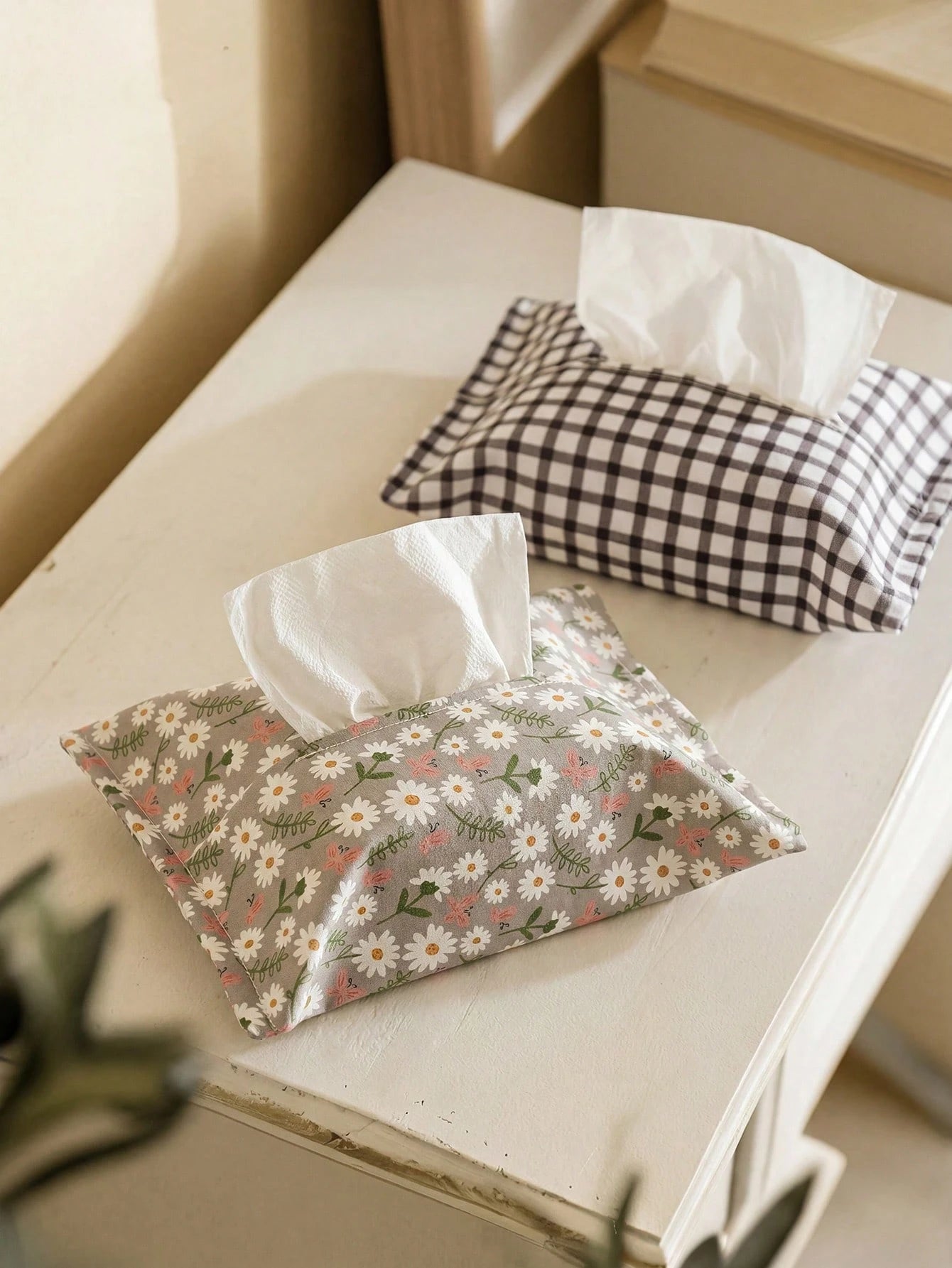 1-Piece Paper Towel Cover Paper Towel Bag Paper Drawing Bag Fabric Car Paper Bag Home Storage Paper Towel Bag