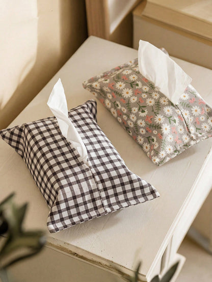1-Piece Paper Towel Cover Paper Towel Bag Paper Drawing Bag Fabric Car Paper Bag Home Storage Paper Towel Bag