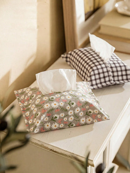 1-Piece Paper Towel Cover Paper Towel Bag Paper Drawing Bag Fabric Car Paper Bag Home Storage Paper Towel Bag