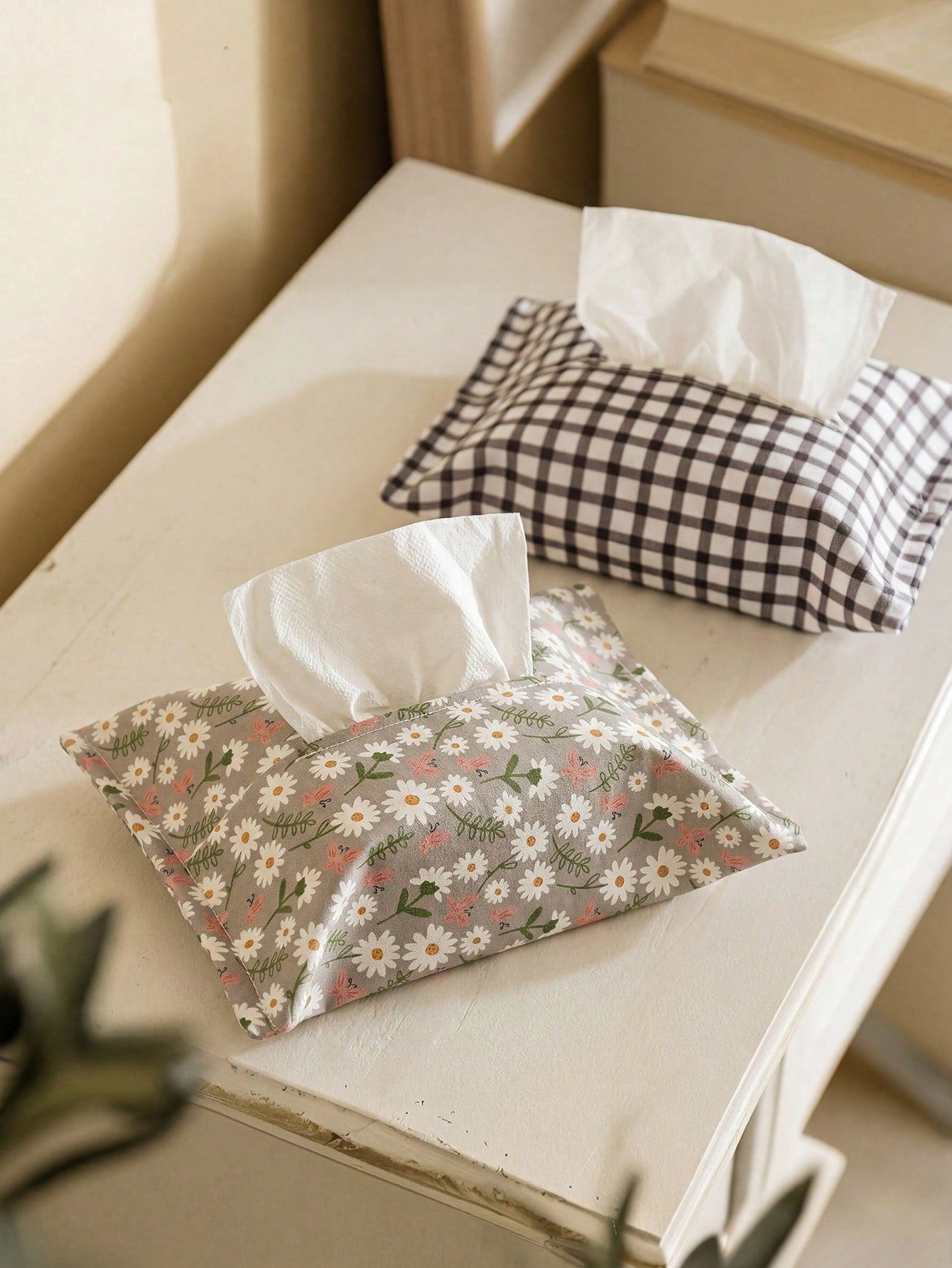 1-Piece Paper Towel Cover Paper Towel Bag Paper Drawing Bag Fabric Car Paper Bag Home Storage Paper Towel Bag