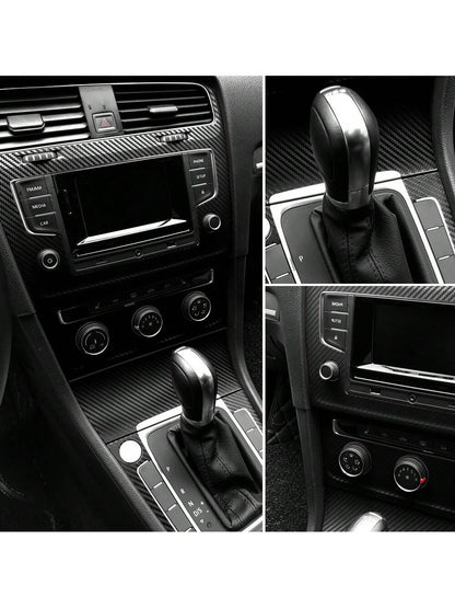 1 Roll 3d Carbon Fiber Vinyl Wrap (no Air Release), Black