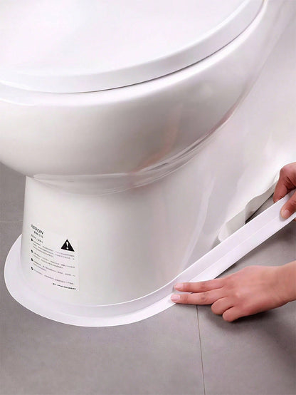 1 Roll Mold-Resistant PVC Self-Adhesive Sealing Tape, Waterproof Anti-Moisture Caulk Tape Sealant, Durable Acrylic Adhesive, Suitable For Bathroom Tub, Toilet, Kitchen Sink, Wall Stain Sealing