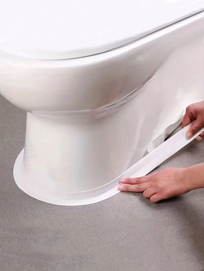 1 Roll PVC Waterproof Self-Adhesive Sealant Tape For Crack Crevice, Suitable For Kitchen, Bathroom, Bathtub