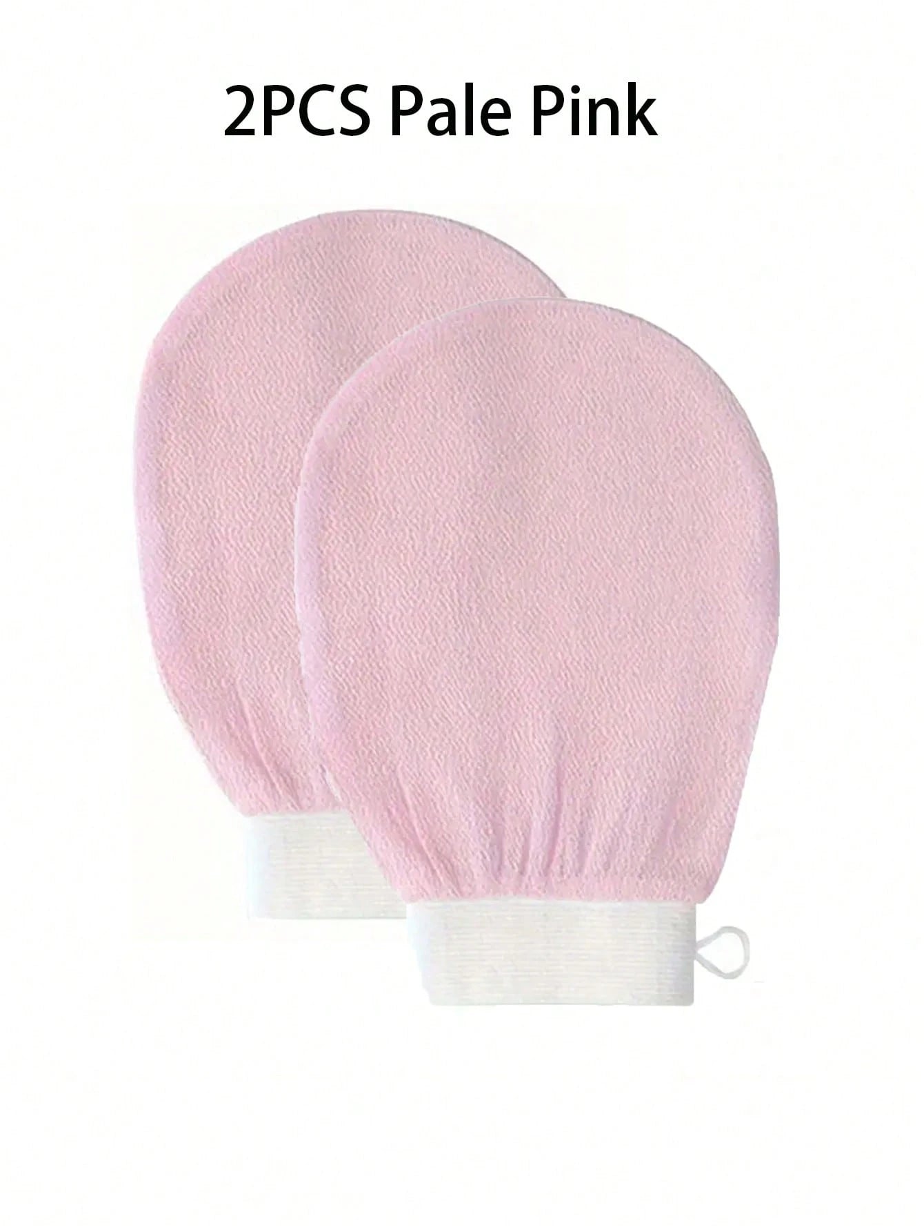 1 Set Korean Exfoliating Gloves- Effectively Removes Dead Skin, Suitable For Spray Tanning Or Keratosis Pilaris, Made Of 100% Viscose Fiber