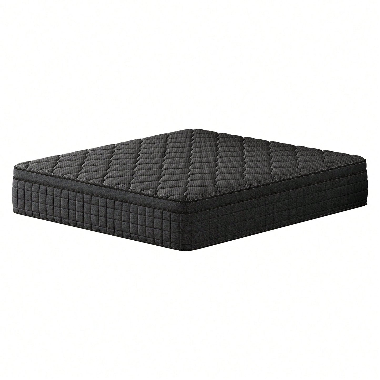 10/12/14 Inch Queen Hybrid Mattress In A Box, Pocket Spring, Breathable, Motion Isolation, Medium Firm