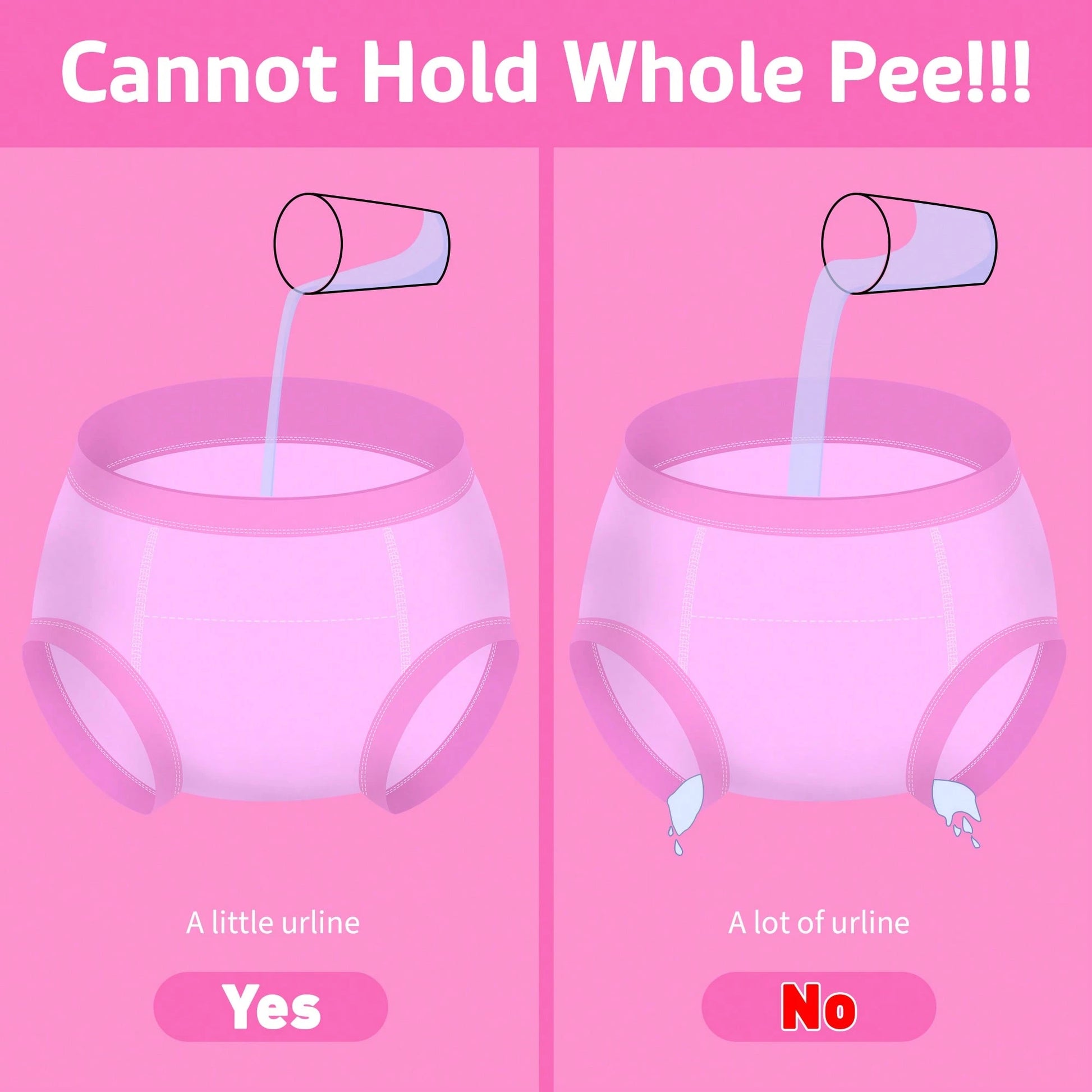 10-Pack Baby Girls Potty Training Pants, Soft Cotton Training Underwear For Toddlers, 12M-10Y