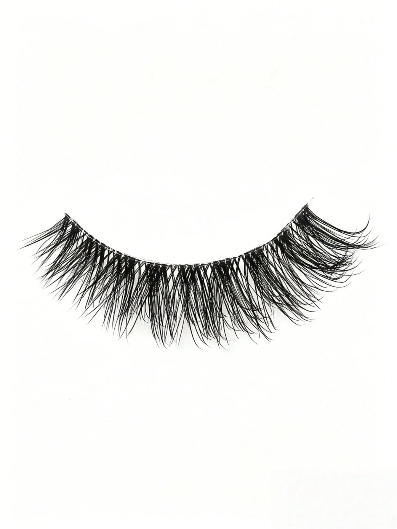 10 Pairs Of European And American Style Full False Eyelashes, Transparent Stem, Thick Curled Eyelashes