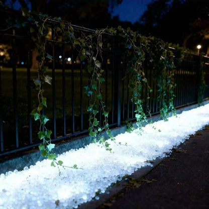 1000/7000pcs Glow-In-The-Dark Stones, Colorful Luminous Decorative Pebbles, Multiple Colors Available, Outdoor Fluorescent Stones For Landscape Design, DIY Outdoor Decor Stones (Garden, Backyard, Balc