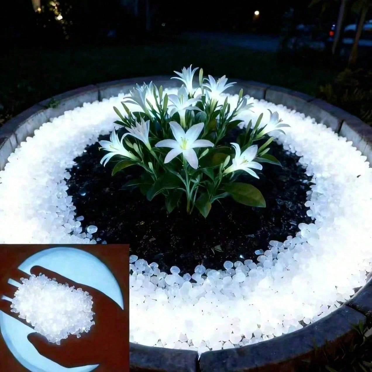 1000/7000pcs Glow-In-The-Dark Stones, Colorful Luminous Decorative Pebbles, Multiple Colors Available, Outdoor Fluorescent Stones For Landscape Design, DIY Outdoor Decor Stones (Garden, Backyard, Balc
