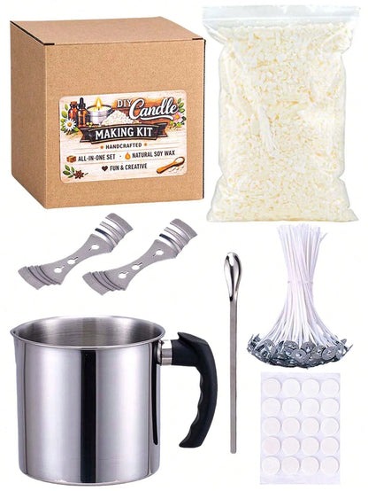 100g/200g/1000g Soy Wax, DIY Candle Making Material, 0.22lb/0.44lb/2.2lb Soy Wax, Candle Making Supplies