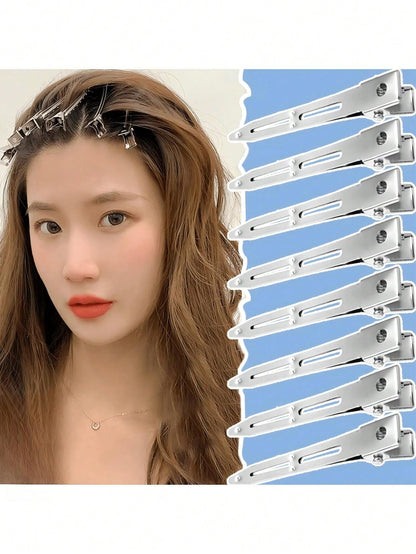 100pcs 5.5cm Fluffy Hair Root Clips, Designed For Hair Salons, High Quality. DIY Hair Styling Tool, Easily Create Voluminous Hair Roots, Add Hair Texture, Perfect Choice For Hair Styling